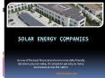 Solar Energy Companies-Solar Companies PowerPoint PPT Presentation