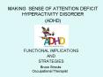 MAKING SENSE OF ATTENTION DEFICIT HYPERACTIVITY DISORDER (ADHD) PowerPoint PPT Presentation