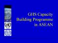 GHS Capacity Building Programme in ASEAN PowerPoint PPT Presentation