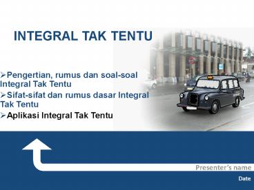 INTEGRAL TAK TENTU