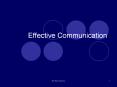 Effective Communication PowerPoint PPT Presentation