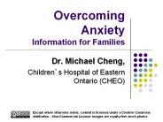 Overcoming Anxiety Information for Families