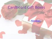 Beautify cardboard gift boxes for eye-catching look