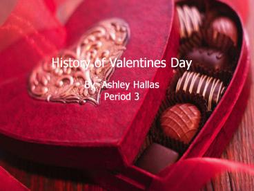 History Of Valentines Day