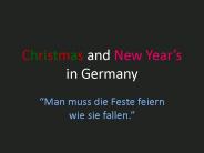 Christmas and New Year