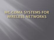 MC-CDMA systems for wireless networks