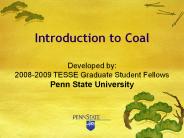 Introduction to Coal