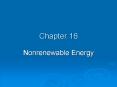 Nonrenewable Energy PowerPoint PPT Presentation