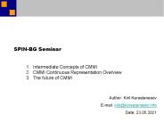 SPIN-BG Seminar