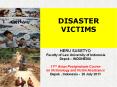 DISASTER VICTIMS PowerPoint PPT Presentation