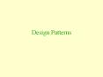 Design Patterns PowerPoint PPT Presentation