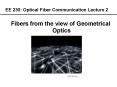 EE 230: Optical Fiber Communication Lecture 2 PowerPoint PPT Presentation