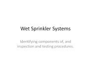Wet Sprinkler Systems