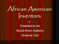 African American Inventors PowerPoint PPT Presentation