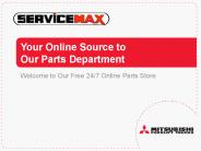 Your Online Source to Our Parts Department