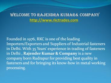 best quality fasteners in delhi