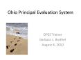 Ohio Principal Evaluation System PowerPoint PPT Presentation