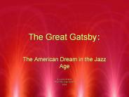 The Great Gatsby: