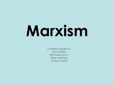 Marxism