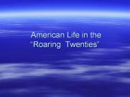 American Life in the    