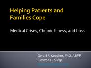 Helping Patients and Families Cope