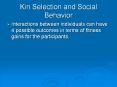 Kin Selection and Social Behavior PowerPoint PPT Presentation