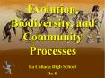 Evolution, Biodiversity, and Community Processes PowerPoint PPT Presentation