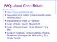 FAQs about Great Britain PowerPoint PPT Presentation