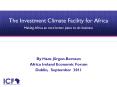 The Investment Climate Facility for Africa  Making Africa an even better place to do business PowerPoint PPT Presentation
