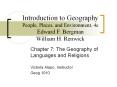 Chapter 7: The Geography of Languages and Religions PowerPoint PPT Presentation
