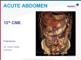 ACUTE ABDOMEN PowerPoint PPT Presentation