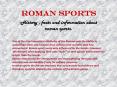 Roman sports PowerPoint PPT Presentation