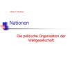 Nationen PowerPoint PPT Presentation