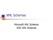 XML Schemas
