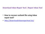 Download Inbox Repair Tool | Inbox Repair Tool