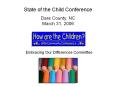 State of the Child Conference PowerPoint PPT Presentation