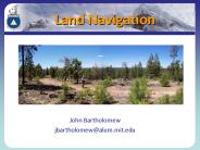 Land Navigation