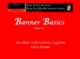 Banner Basics  Version 7.4 PowerPoint PPT Presentation
