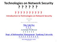 Technologies on Network Security ??????