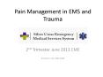 Pain Management in EMS and Trauma PowerPoint PPT Presentation