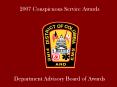 2007 Conspicuous Service Awards PowerPoint PPT Presentation