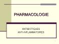 PHARMACOLOGIE PowerPoint PPT Presentation