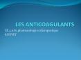 LES ANTICOAGULANTS PowerPoint PPT Presentation