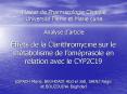 Effets de la Clarithromycine sur le m PowerPoint PPT Presentation
