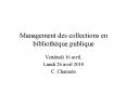 Management des collections en biblioth PowerPoint PPT Presentation