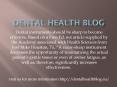 Dental health blog PowerPoint PPT Presentation