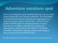 adventure vacations spot