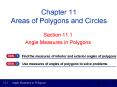 Chapter 11 Areas of Polygons and Circles PowerPoint PPT Presentation