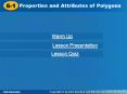 Properties and Attributes of Polygons PowerPoint PPT Presentation