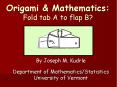 Origami PowerPoint PPT Presentation